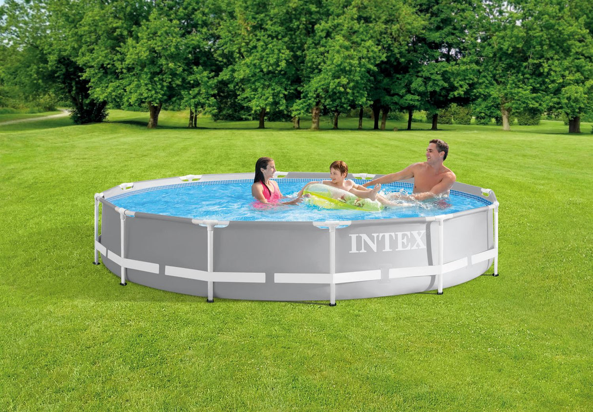 Intex Pool 366 x 76 cm Metal Frame Set Prism Rondo