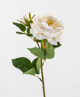 Fink Kunstblume Rosenzweig ivory Kunstfasern Höhe 56 cm