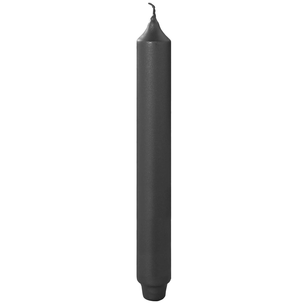 Fink metallic Stabkerze Candle schwarz Paraffin Höhe 25 cm