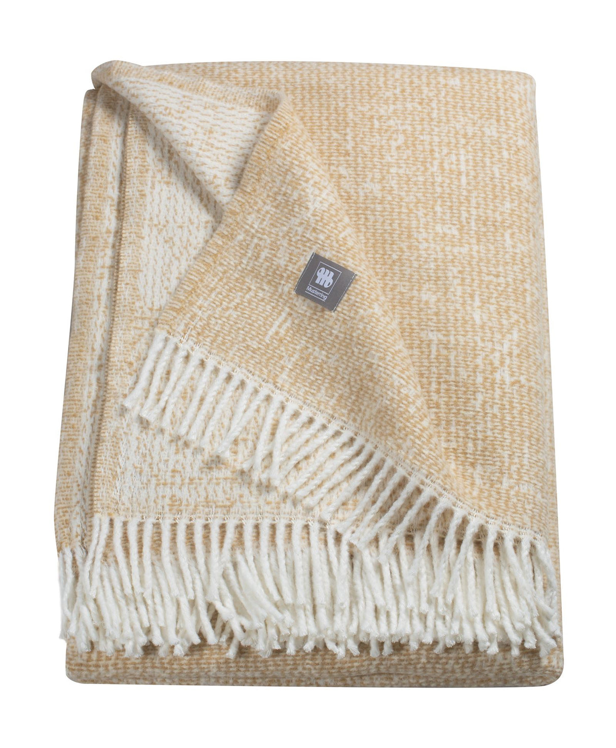 Musterring Plaid Ease 140 x 200 cm beige Kuscheldecke mit Fransen