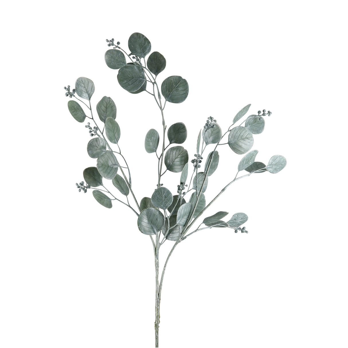 Fink Kunstblume Silberblatt grau Kunstfasern Höhe 76 cm