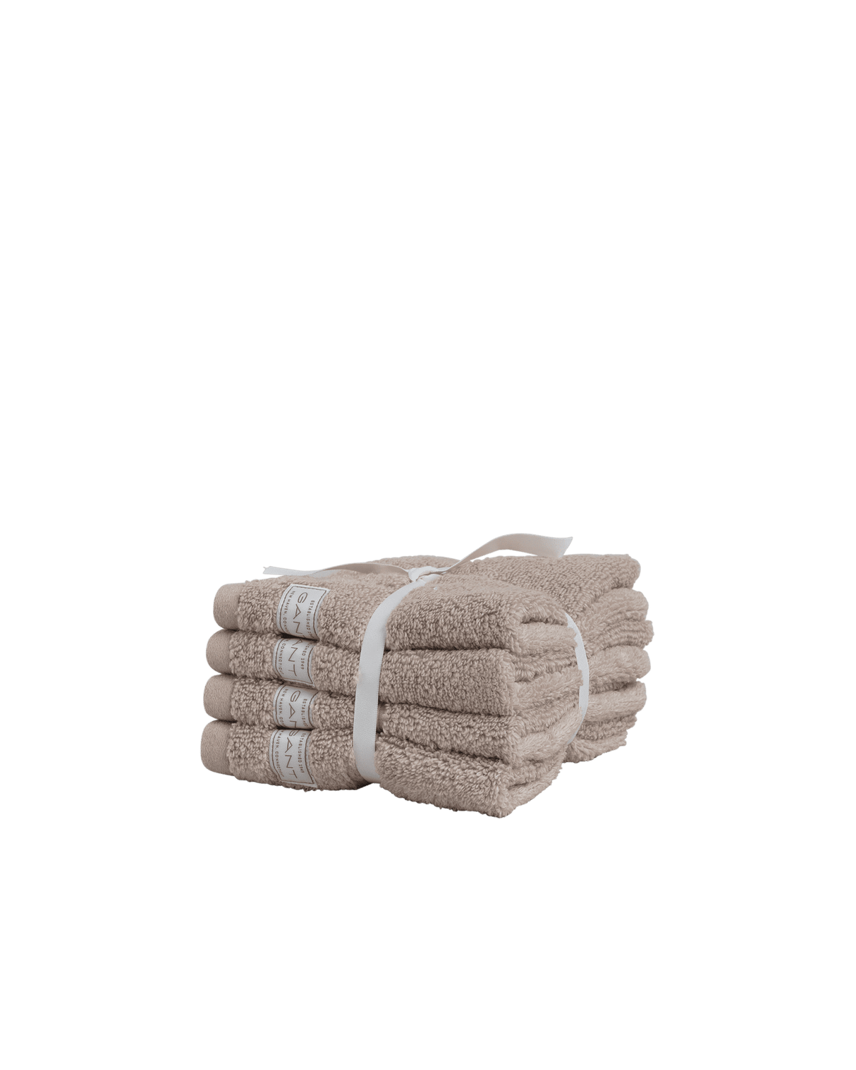 GANT Handtuch Premium 4er Silver Sand 30 x 30 cm