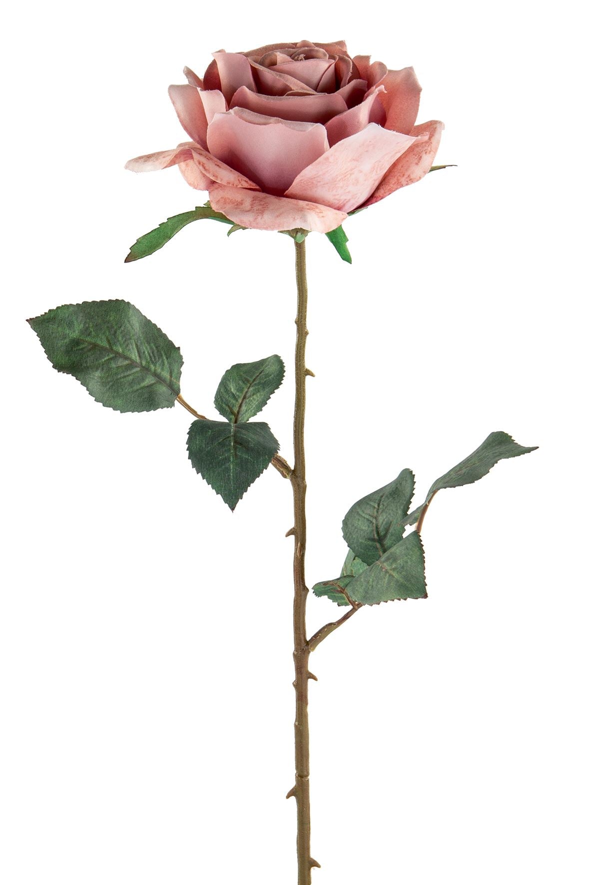 Fink Kunstblume Rose rose Kunstfasern Höhe 66 cm
