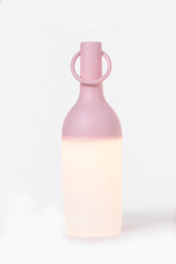 Sompex LED Akku Tischleuchte ELO pink mit Aufhänger dimmbar akkubetrieben