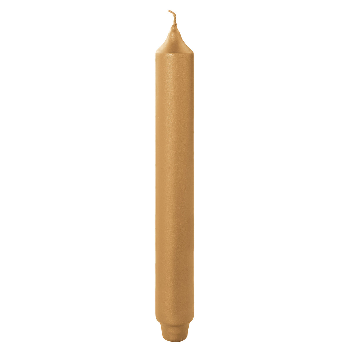 Fink metallic Stabkerze Candle gold Paraffin Höhe 25 cm