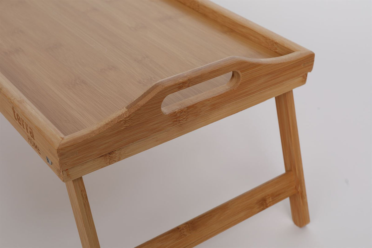 Terra Home Tablett Bett Bambus braun