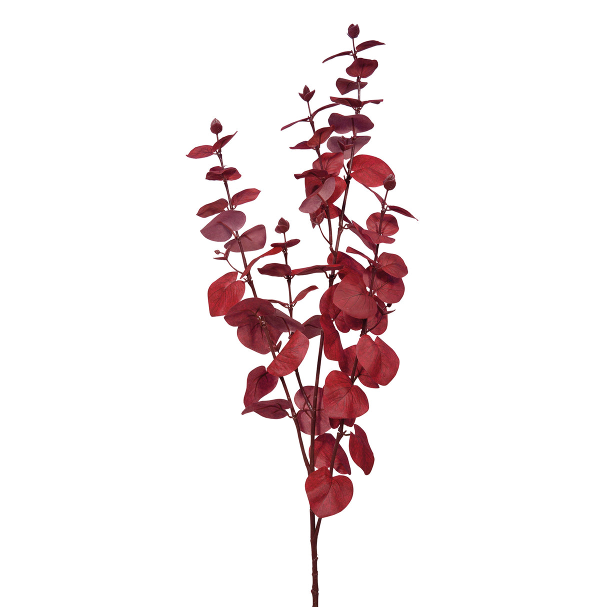 Fink Kunstblume Blätterzweig rot Kunstfasern Höhe 110 cm