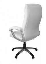 AMSTYLE Valencia Bürostuhl Kunstleder Weiß ergonomisch mit Kopfstütze, Design Chefsessel Schreibtischstuhl mit Wippfunktion, Drehstuhl hohe Rücken-Lehne X-XL 120 kg