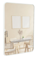 Terra Home Wandspiegel 60x80 weiß Metallrahmen