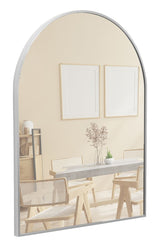Terra Home Wandspiegel 60x80 silber Metallrahmen Bogenform