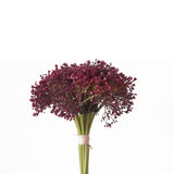 Fink Schleierkraut Bouquet burgund Kunstfasern Höhe 30 cm