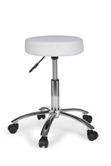 Amstyle Hocker Leon Design Arbeitshocker Stoff Weiß