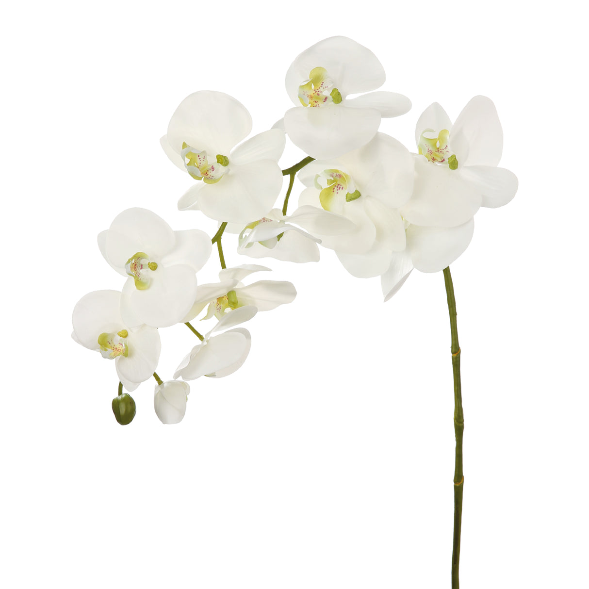 Fink Kunstblume Orchidee weiß Kunstfasern Höhe  cm