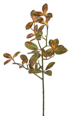 Fink Kunstblume Blatt braun, grün synthetische Faser Höhe 78 cm
