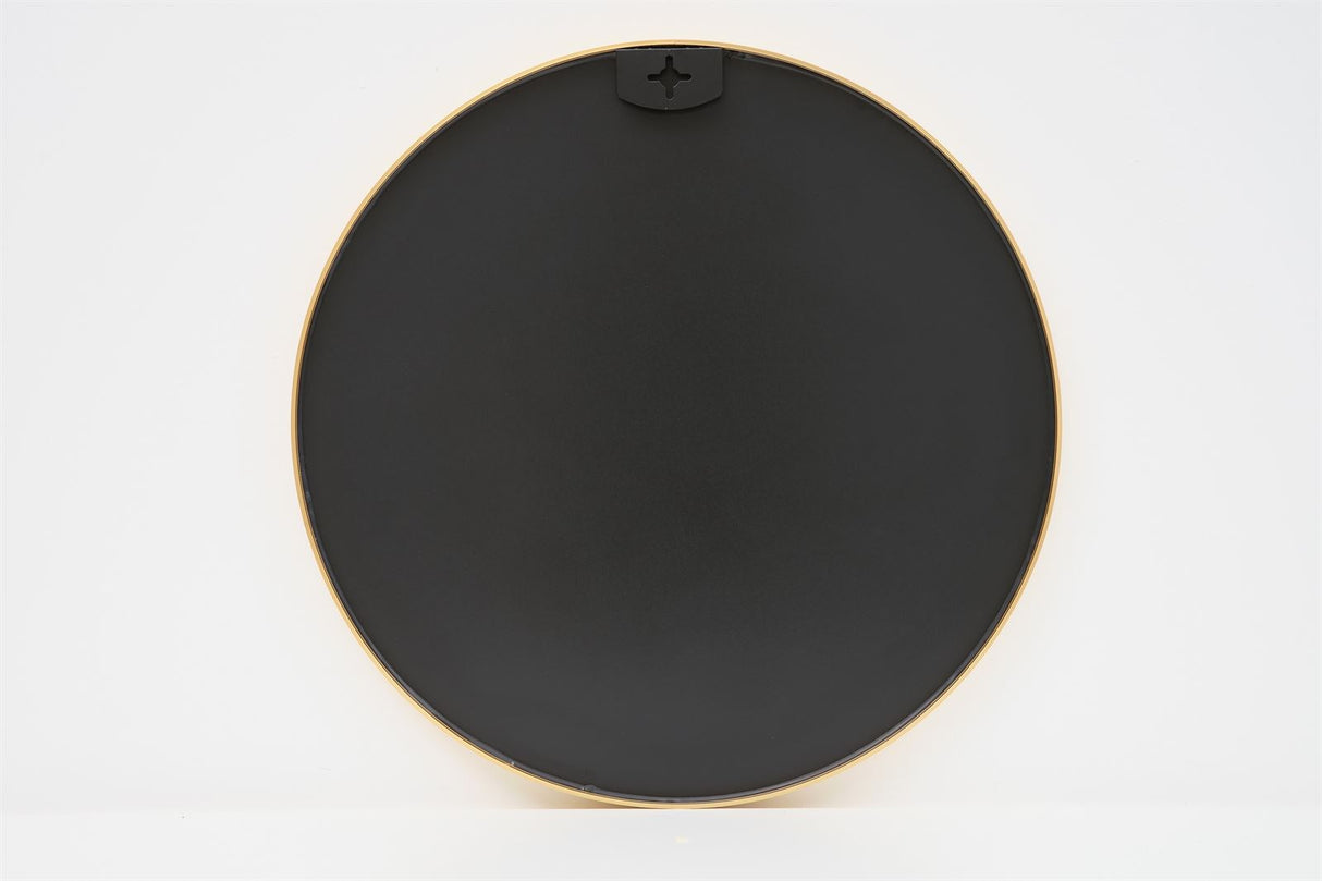 Terra Home Wandspiegel rund 60x60 gold Metallrahmen