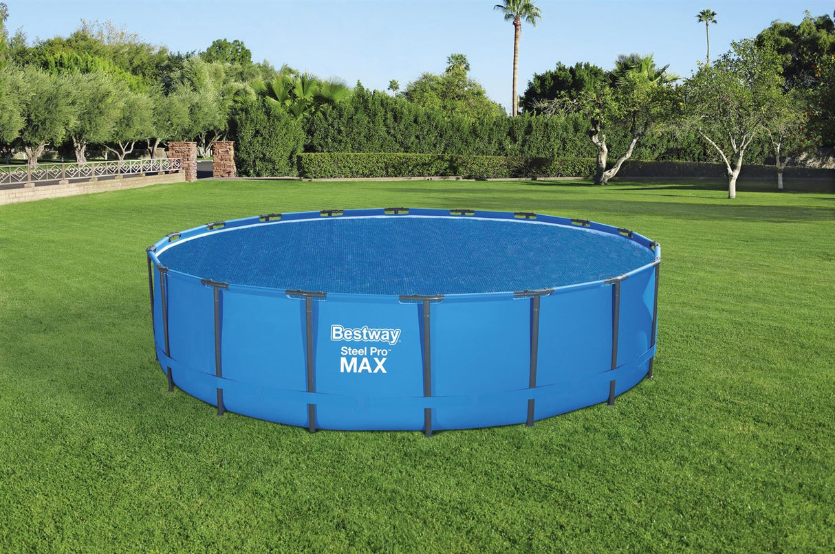 Bestway Flowclear PE-Solarabdeckplane Ø 527 cm, blau, rund