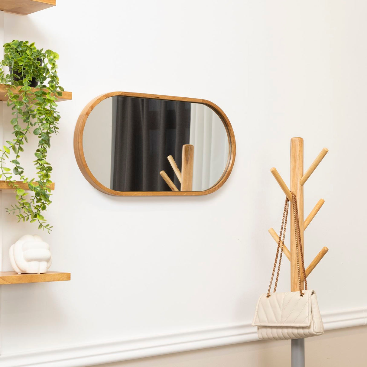 Terra Home Wandspiegel Landa 30x60 cm, oval