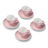 Terra Home 4er Espressotassen-Set, Rosa matt