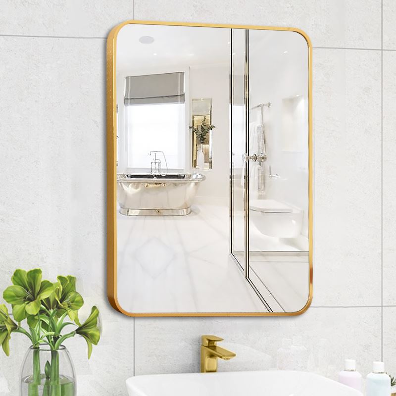 Terra Home Wandspiegel 60x80 gold Metallrahmen