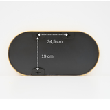 Terra Home Wandspiegel 60x30 gold Metallrahmen