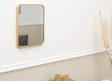 Terra Home Wandspiegel 40x50 gold Metallrahmen