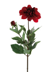Fink Kunstblume Dahlie rot Kunstfasern Höhe 70 cm