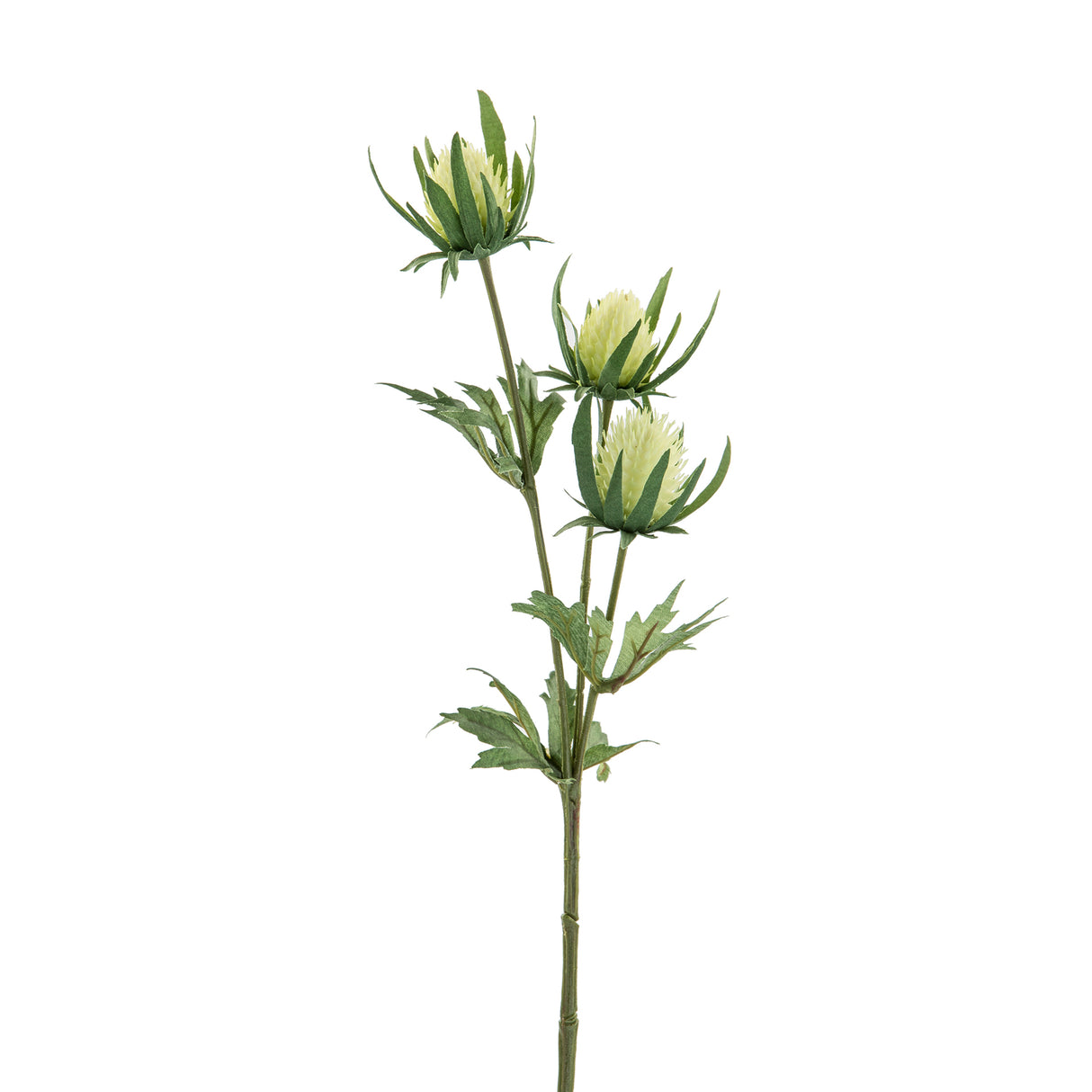 Fink Kunstblume Distel creme Kunstfasern Höhe 44 cm