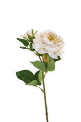 Fink Kunstblume Rosenzweig ivory Kunstfasern Höhe 56 cm