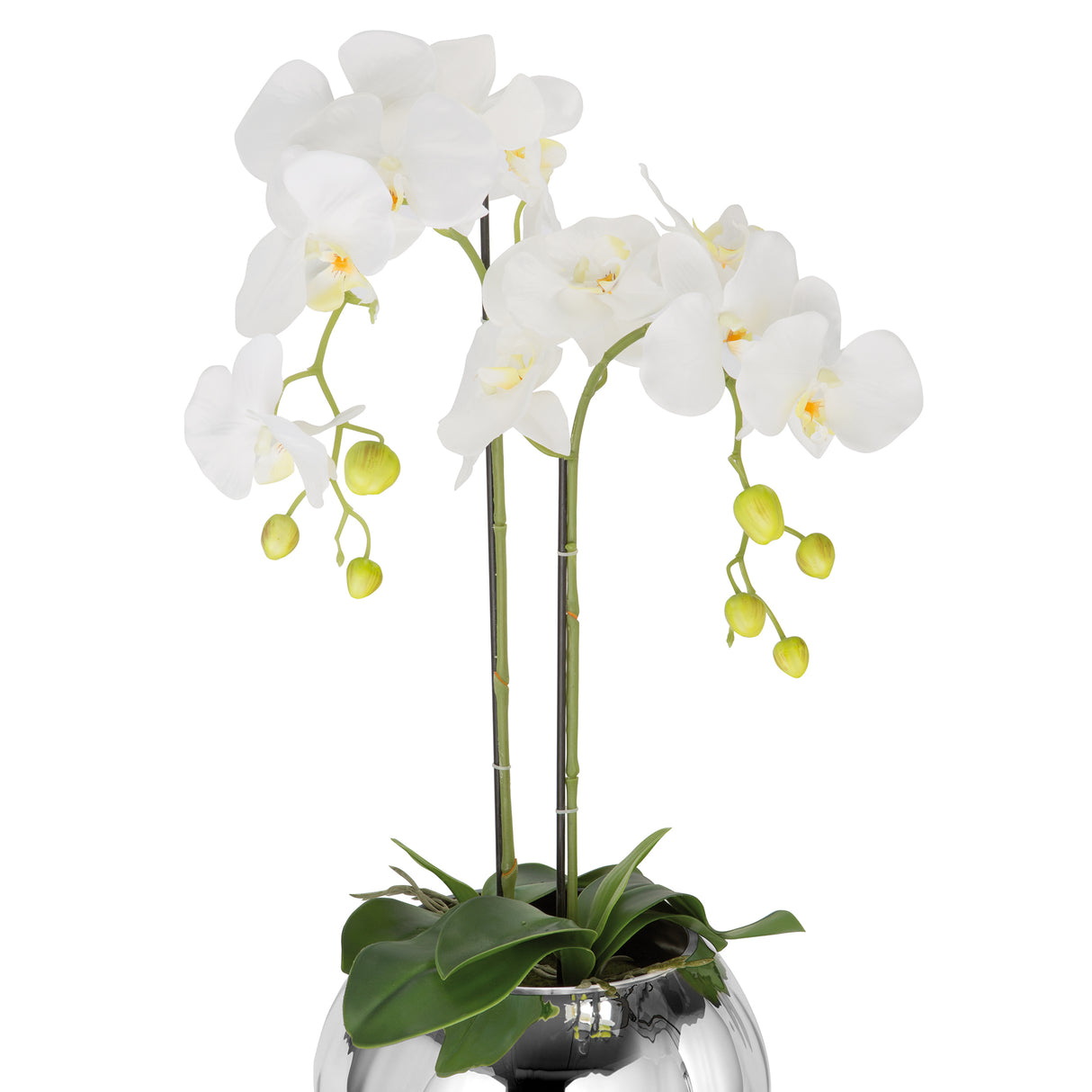 Fink Kunstblume Orchidee weiß Kunstfasern Höhe 0,6 cm