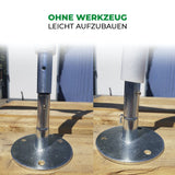 Biogreen Überwinterungszelt Gewächshaus Tropical Island L 240 x 240 x 200 cm