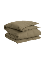 GANT Bettdeckenbezug Bettwäsche Cotton Linen Hunter Green 135 x 200 cm