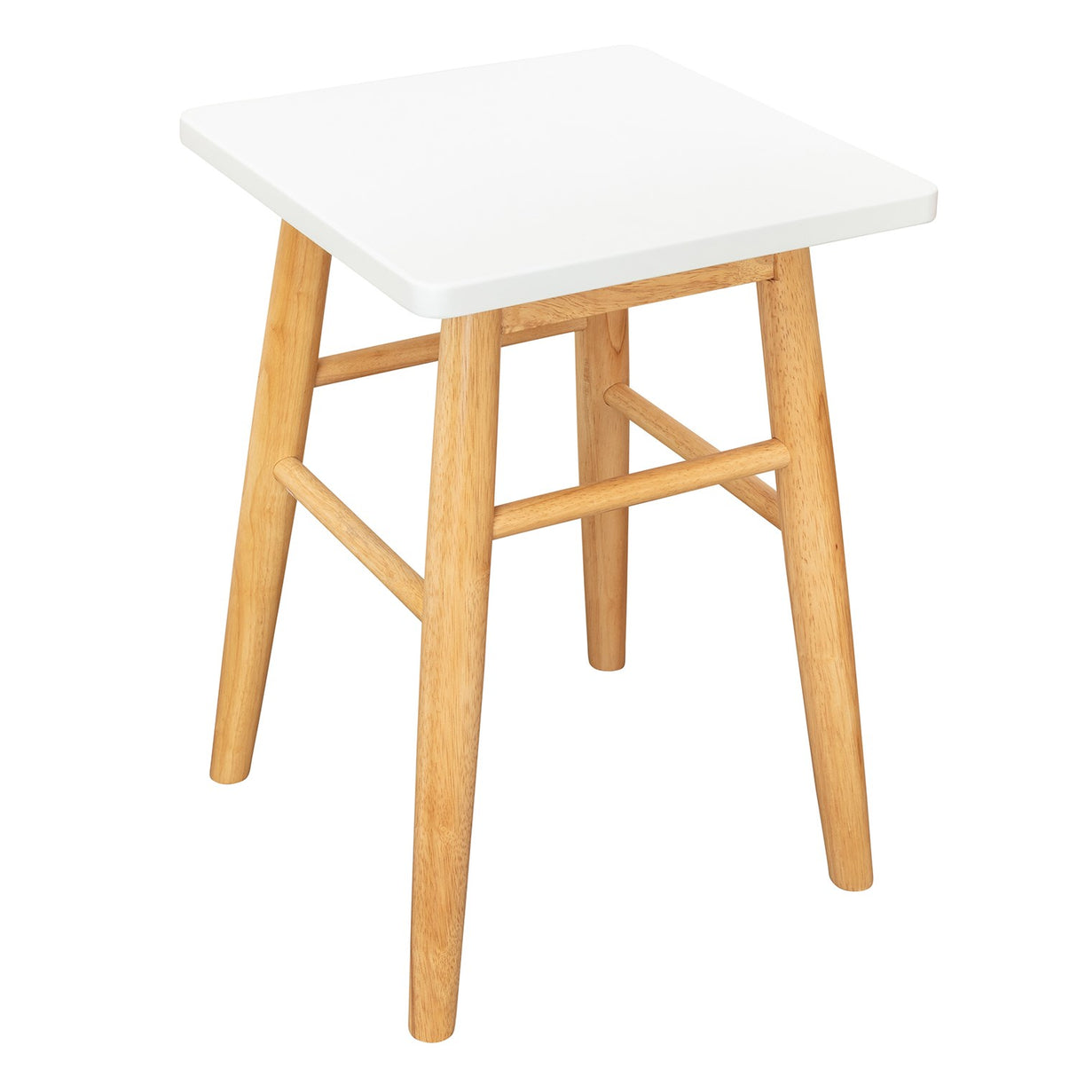 Terra Home Hocker Sund 32 x 32 x 45 cm, Weiß