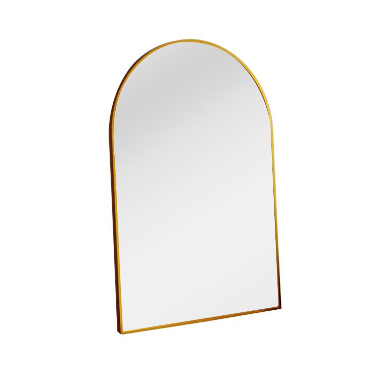 Terra Home Wandspiegel 60x80 gold Metallrahmen Bogenform