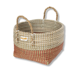 Terra Home Korb Seegras Ø35 H22 cm natur rot