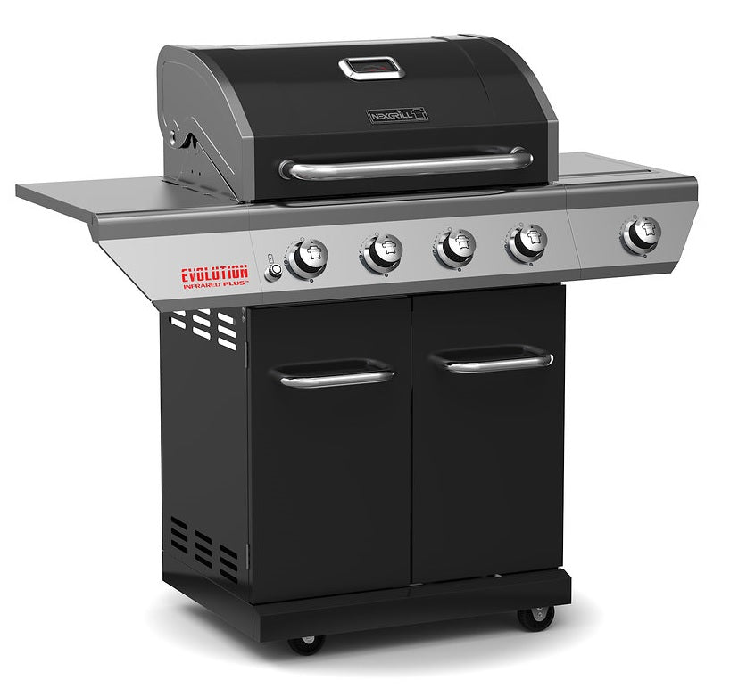 Nexgrill Gasgrill 4 Brenner Evolution und Seitenbrenner