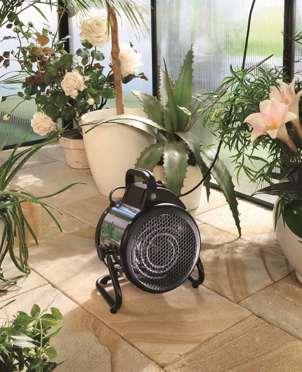 Biogreen Elektrogebläseheizung Palma Heizlüfter (Thermostat Digital)