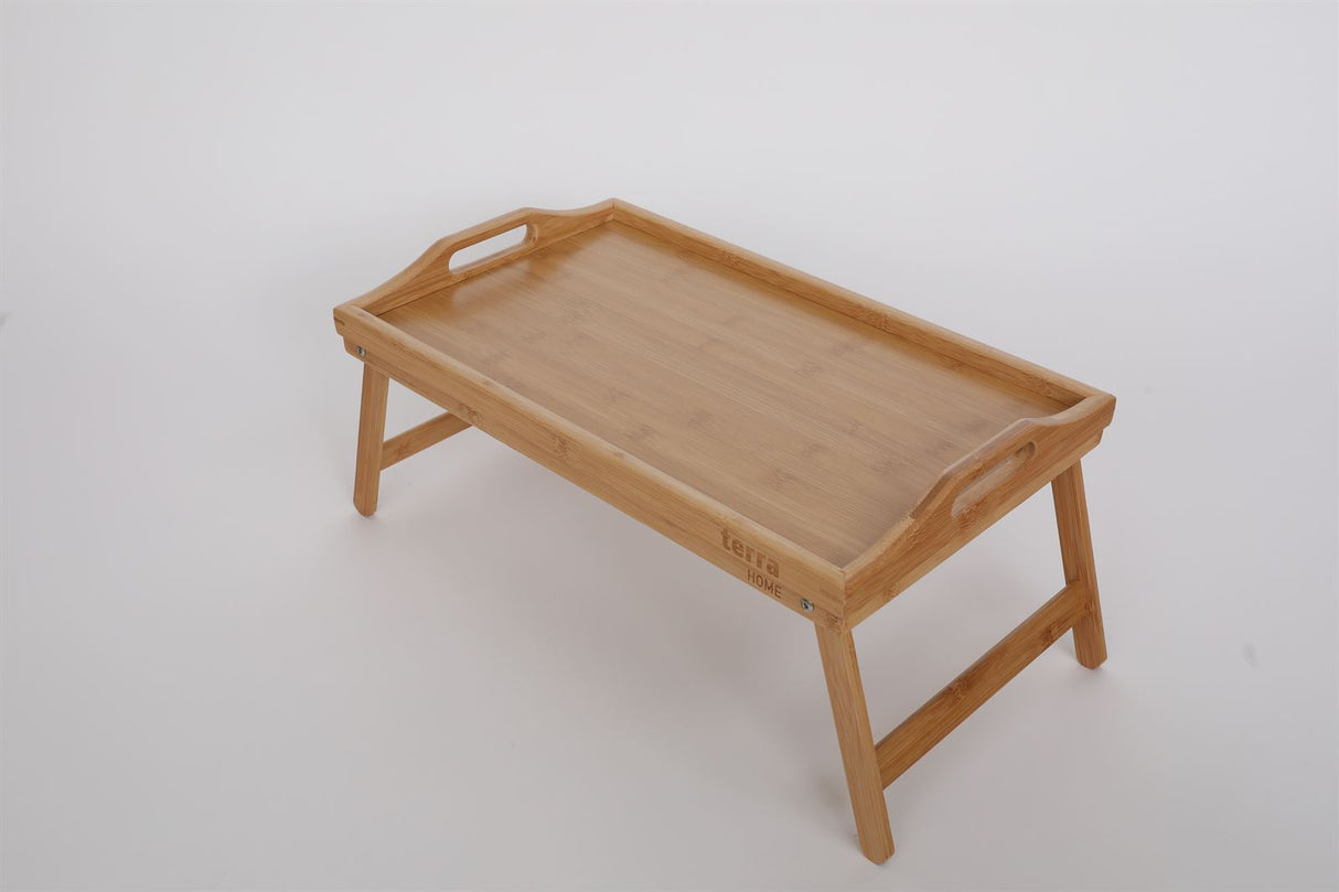 Terra Home Tablett Bett Bambus braun