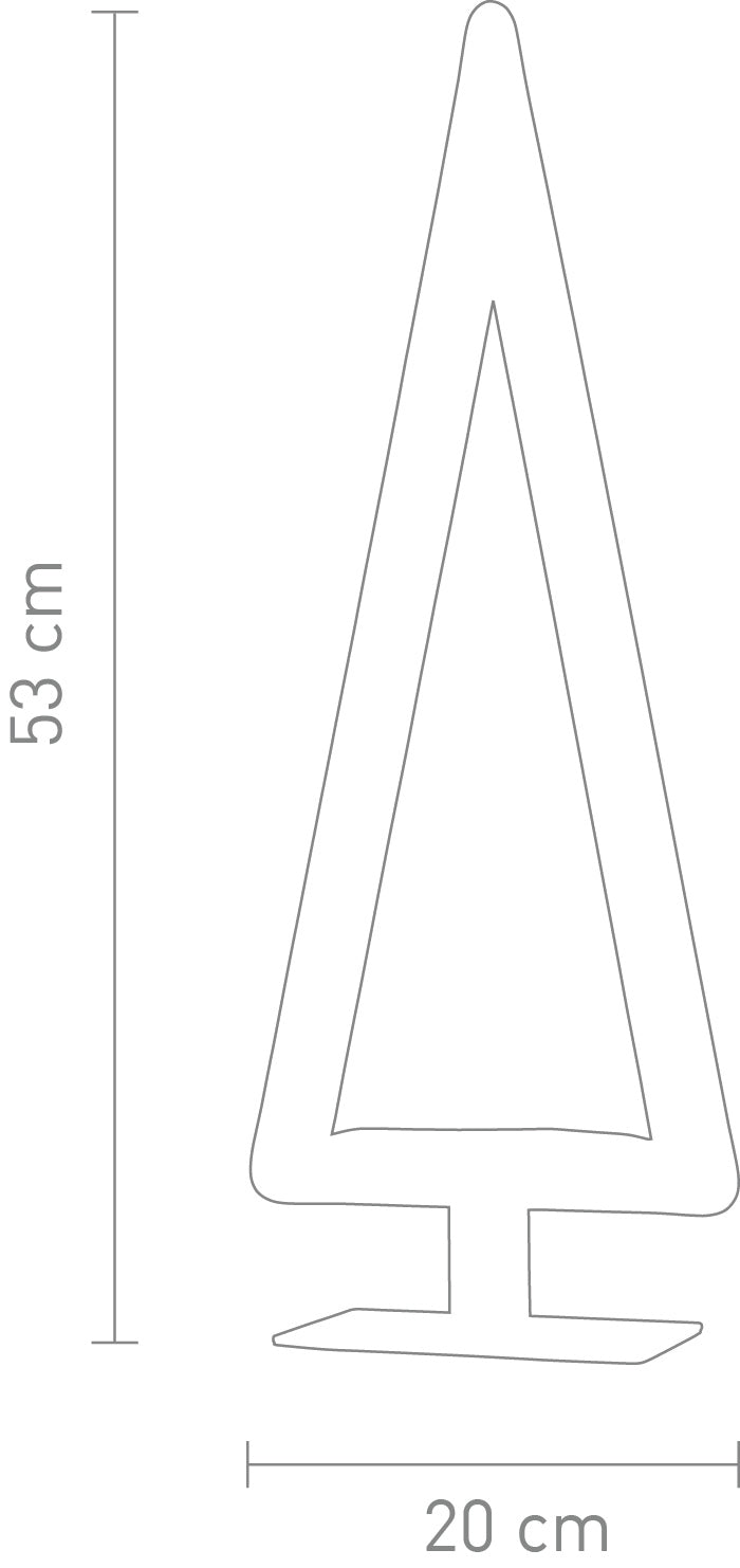 Villeroy & Boch Tischleuchte Wien LED Baum 53cm Schwarz