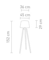 Sompex Stehleuchte Triolo chrom E27
