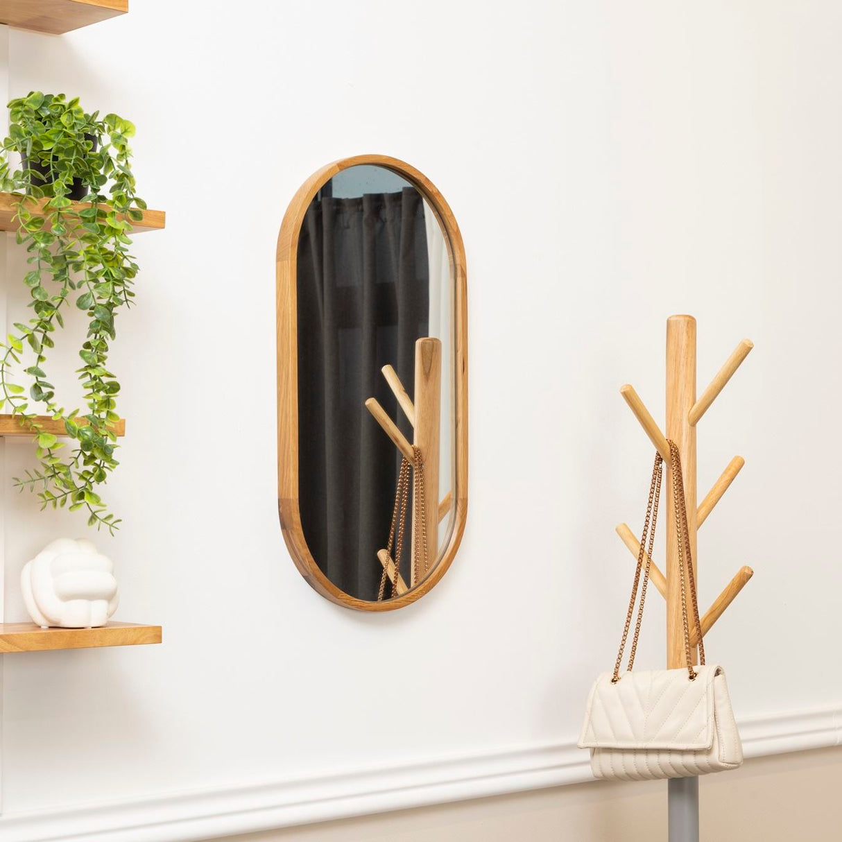 Terra Home Wandspiegel Landa 30x60 cm, oval