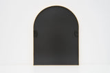 Terra Home Wandspiegel 60x80 gold Metallrahmen Bogenform