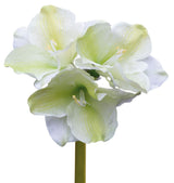 Fink Kunstblume Amaryllis creme, hellgrün Kunstfasern Höhe  cm