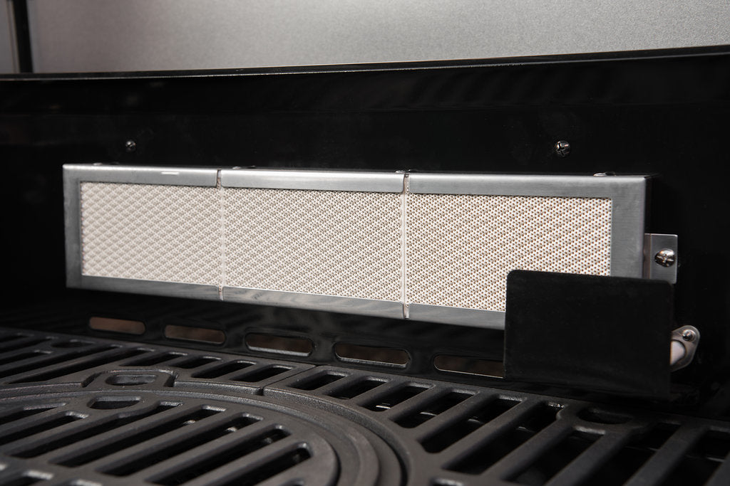 Nexgrill Gasgrill 4-Brenner Deluxe mit Grillrost Heckbrenner und Seitenbrenner