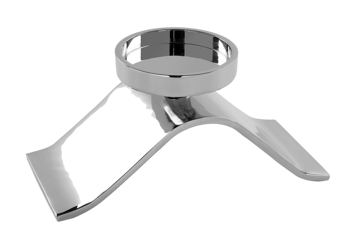 Fink Stumpenkerzenhalter Wave silberfarben Aluminium, vernickelt Höhe 10 cm