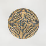 Terra Home Seegras Korbset Rattan Ø42 und Ø34 navy blau weiß