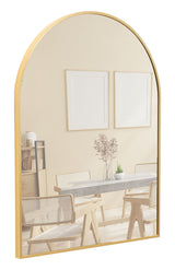 Terra Home Wandspiegel 60x80 gold Metallrahmen Bogenform