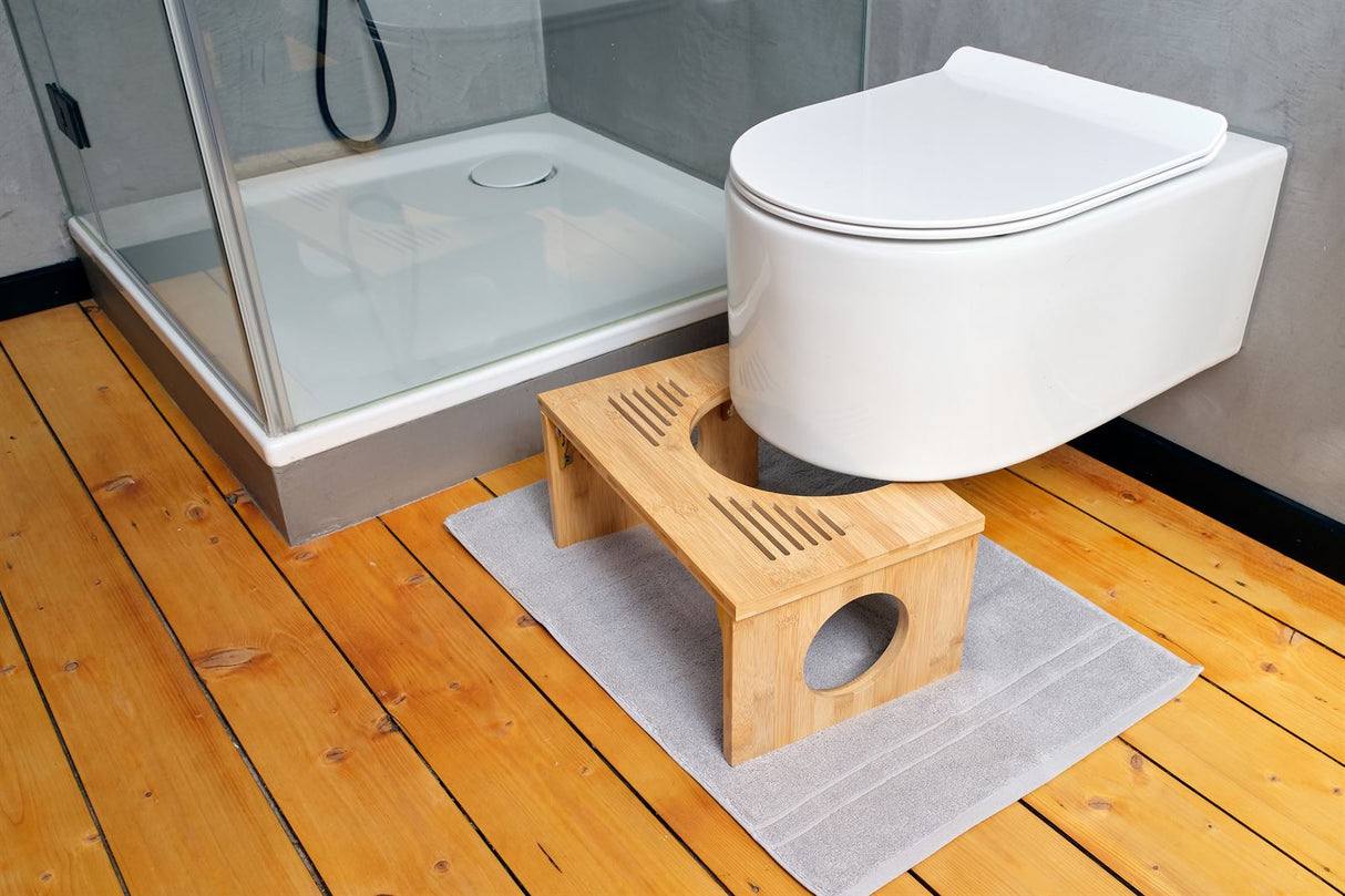 Elbmöbel Toilettenhocker Bambus