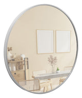 Terra Home Wandspiegel rund 60x60 silber Metallrahmen