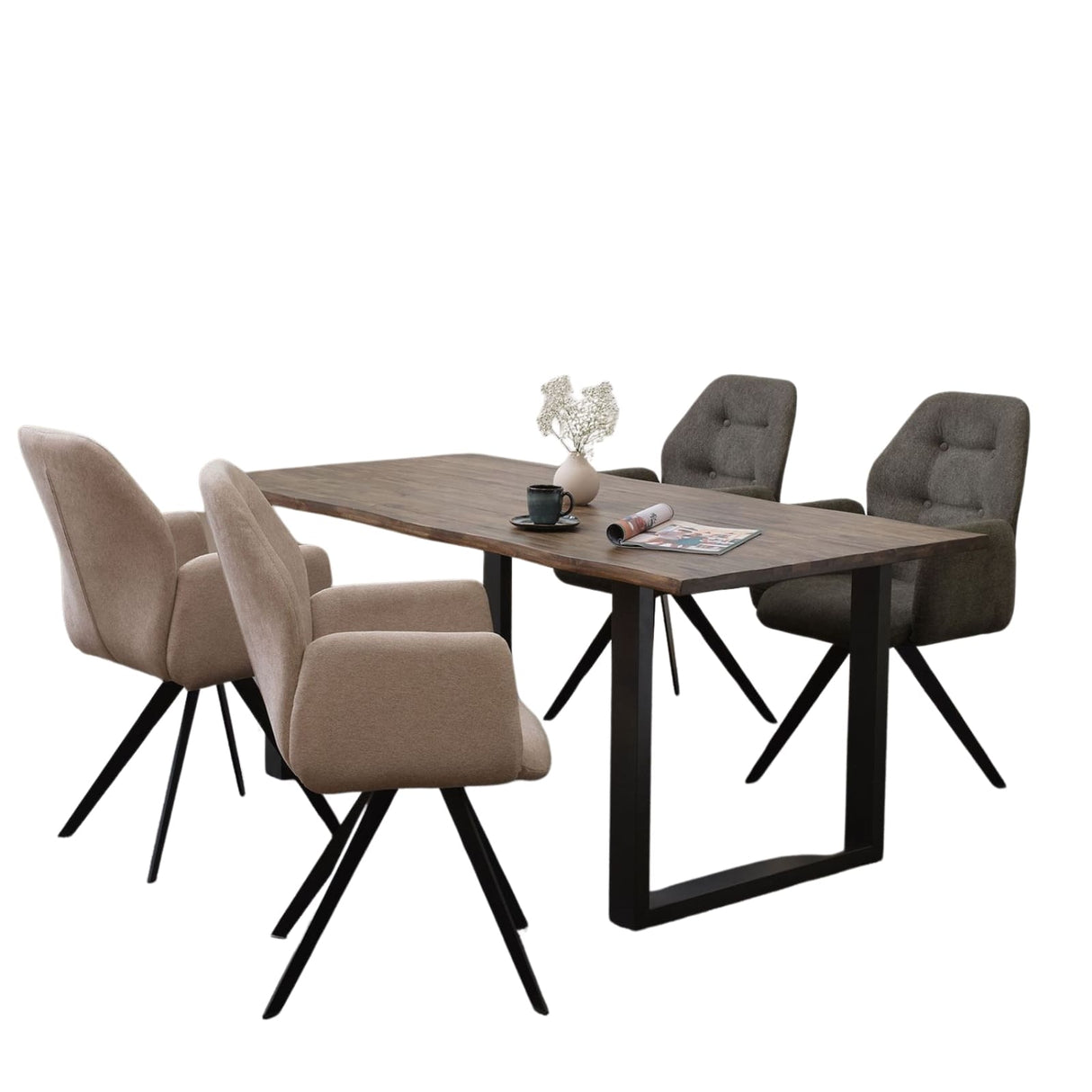 Terra Home Esstisch Jarven 200 x 100 cm, natürliche Kante