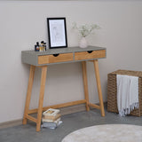 Terra Home Konsolentisch Frya 90 cm, Grau